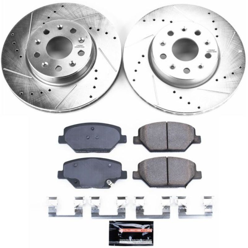 Power Stop 16-19 Chevrolet Camaro Front Z23 Evolution Sport Brake Kit - K7295