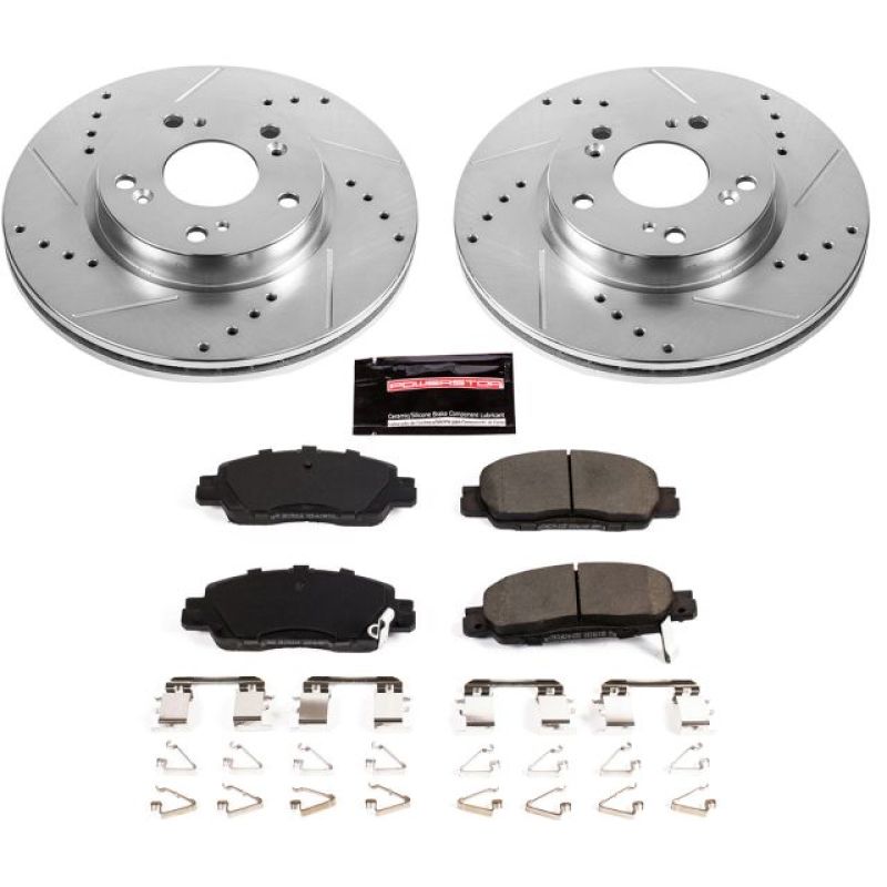 Power Stop 16-17 Honda Accord Front Z23 Evolution Sport Brake Kit - K7345