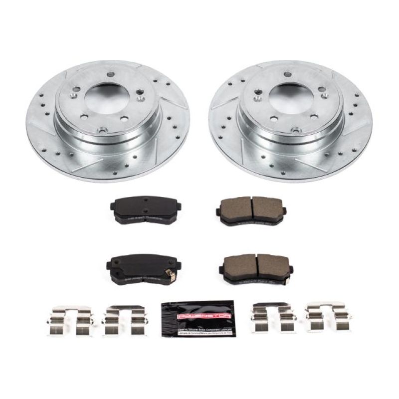 Power Stop 16-19 Hyundai Sonata Rear Z23 Evolution Sport Brake Kit - K7505
