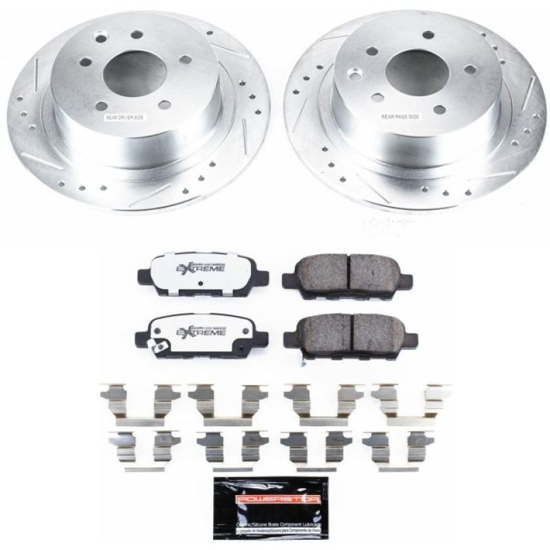 Power Stop 07-10 Nissan Altima Rear Z26 Street Warrior Brake Kit - K7864-26