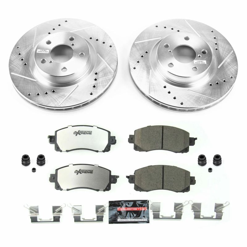 Power Stop 17-19 Subaru Impreza Front Z26 Street Warrior Brake Kit - K7891-26