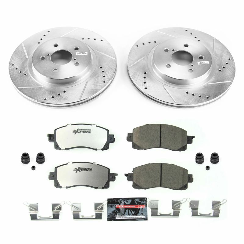 Power Stop 18-19 Subaru Crosstrek Front Z26 Street Warrior Brake Kit - K7892-26