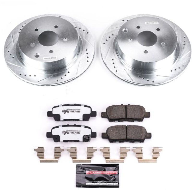 Power Stop 18-19 Infiniti Q50 Rear Z26 Street Warrior Brake Kit - K8021-26