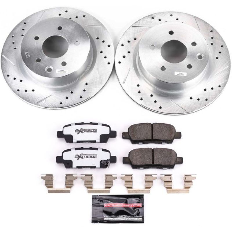 Power Stop 18-19 Nissan 370Z Rear Z26 Street Warrior Brake Kit - K8062-26
