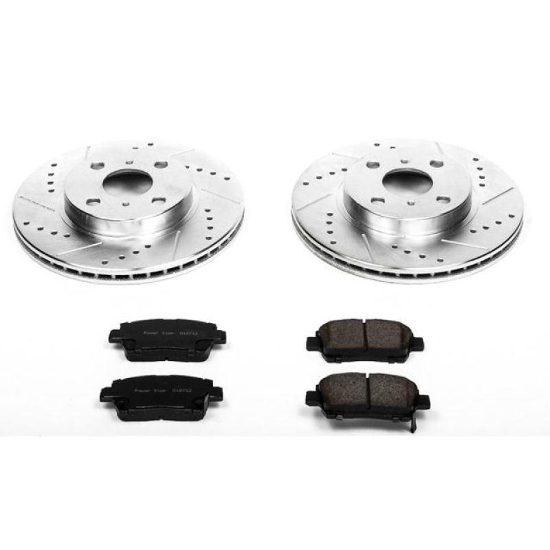 Power Stop 01-05 Toyota Echo Front Z23 Evolution Sport Brake Kit - K821