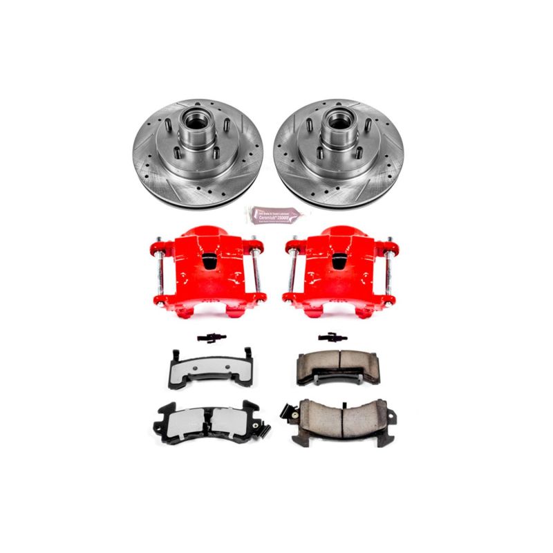 Power Stop 82-87 Buick Regal Front Z36 Truck & Tow Brake Kit w/Calipers - KC1482-36