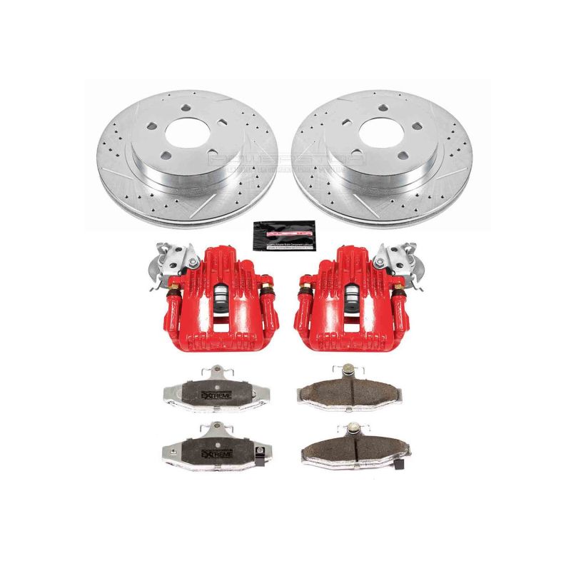 Power Stop 93-97 Chevrolet Camaro Rear Z26 Street Warrior Brake Kit w/Calipers - KC1531-26