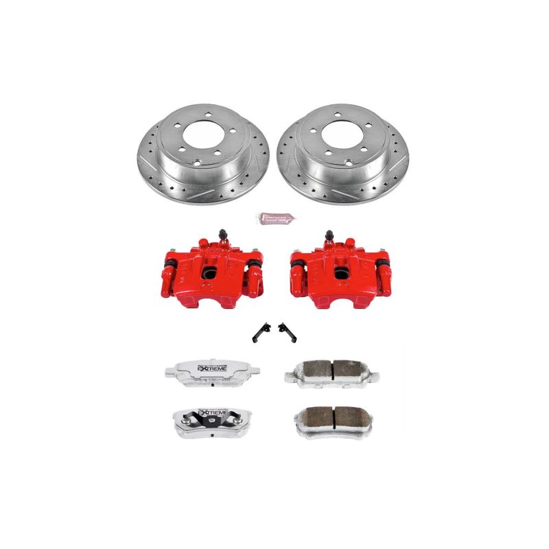 Power Stop 11-14 Chrysler 200 Rear Z26 Street Warrior Brake Kit w/Calipers - KC3033-26