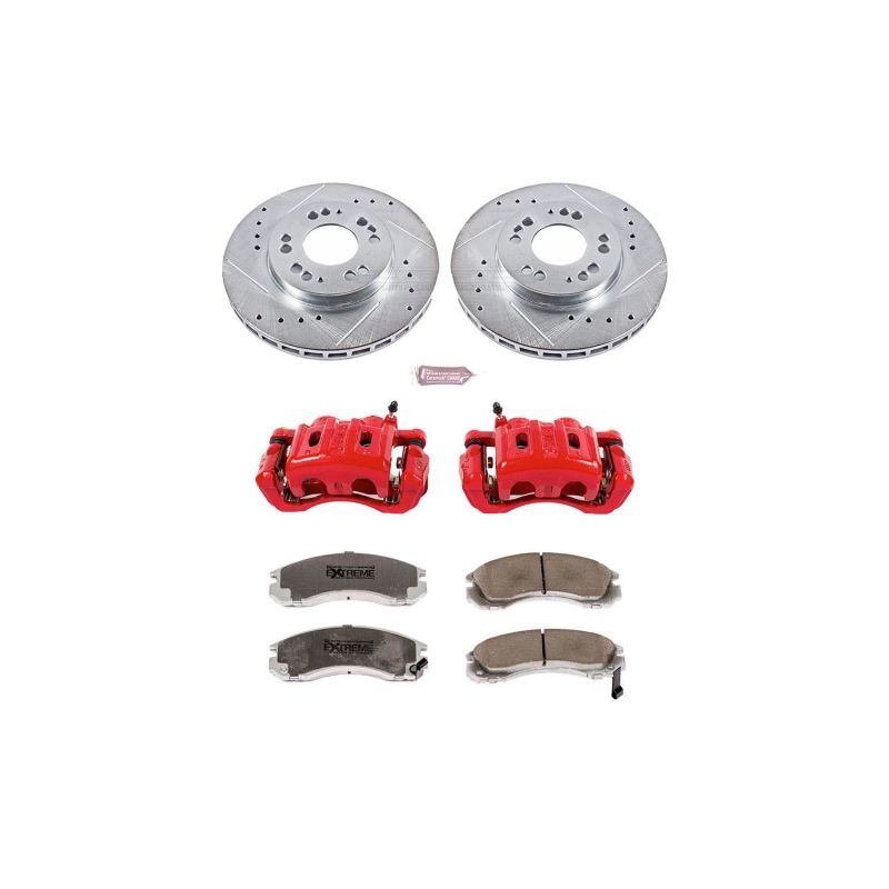 Power Stop 94-97 Eagle Talon Front Z26 Street Warrior Brake Kit w/Calipers - KC798A-26