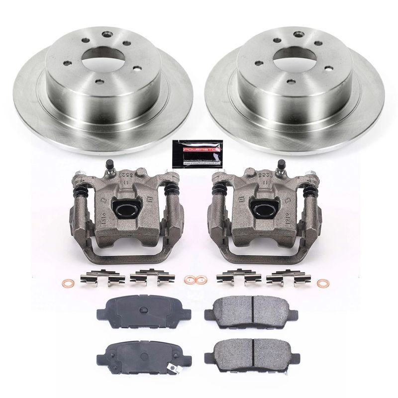 Power Stop 07-10 Nissan Sentra Rear Autospecialty Brake Kit w/Calipers - KCOE098B