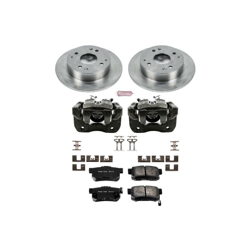 Power Stop 98-99 Acura CL Rear Autospecialty Brake Kit w/Calipers - KCOE1244