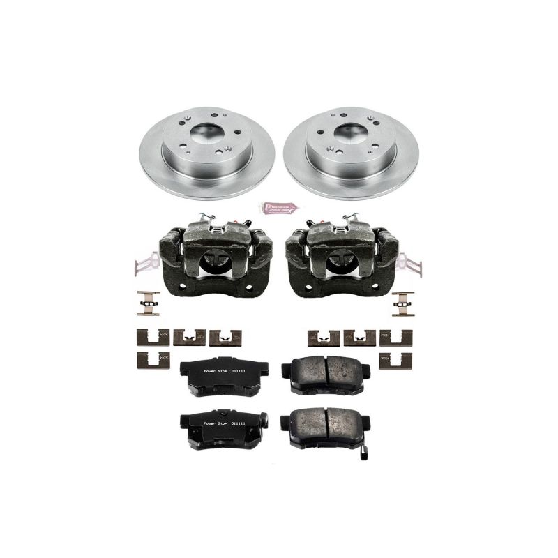 Power Stop 97-01 Acura Integra Rear Autospecialty Brake Kit w/Calipers - KCOE2270