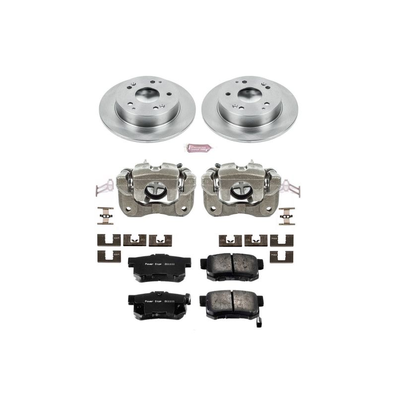 Power Stop 02-06 Acura RSX Rear Autospecialty Brake Kit w/Calipers - KCOE2270A