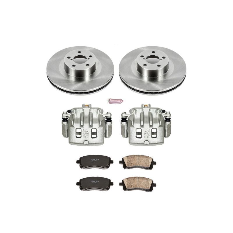 Power Stop 02-03 Subaru Impreza Front Autospecialty Brake Kit w/Calipers - KCOE2369