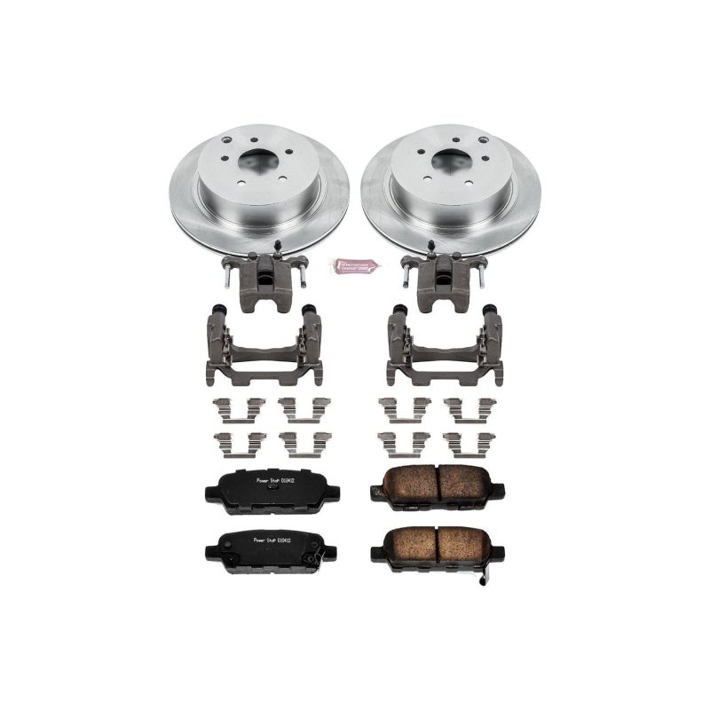 Power Stop 12-13 Infiniti M35h Rear Autospecialty Brake Kit w/Calipers - KCOE2427A