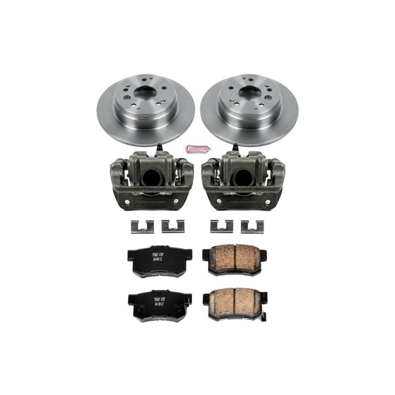 Power Stop 04-08 Acura TL Rear Autospecialty Brake Kit w/Calipers - KCOE2434