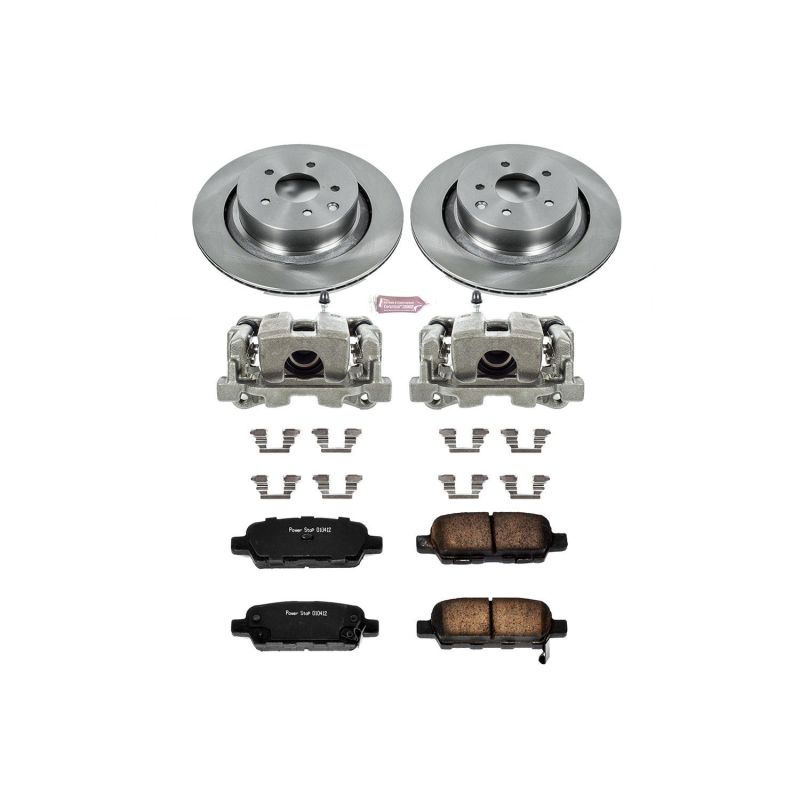 Power Stop 07-08 Infiniti G35 Rear Autospecialty Brake Kit w/Calipers - KCOE2986