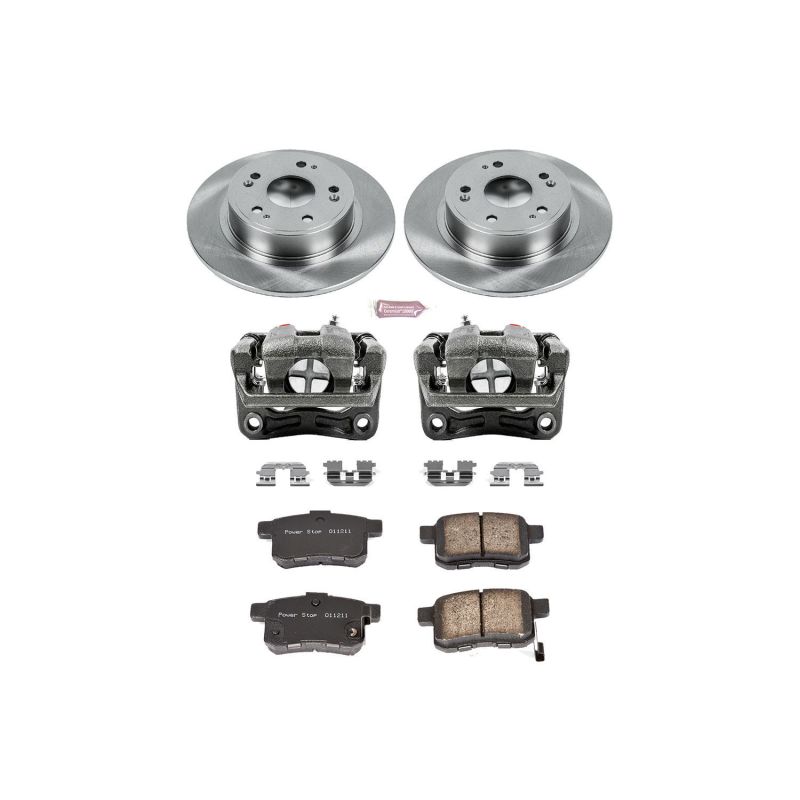 Power Stop 09-10 Acura TSX Rear Autospecialty Brake Kit w/Calipers - KCOE3127