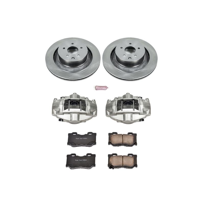 Power Stop 08-13 Infiniti G37 Rear Autospecialty Brake Kit w/Calipers - KCOE4732
