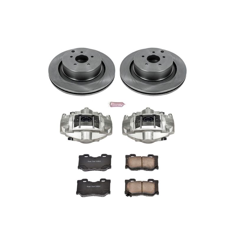 Power Stop 09-13 Infiniti FX50 Rear Autospecialty Brake Kit w/Calipers - KCOE5861