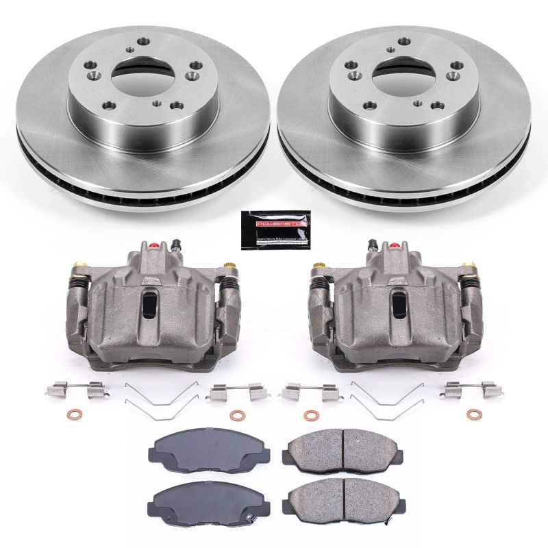 Power Stop 12-15 Honda Civic Front Autospecialty Brake Kit w/Calipers - KCOE6319