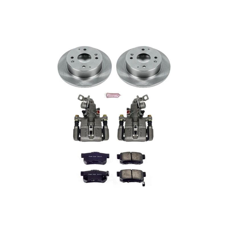 Power Stop 91-97 Honda Accord Rear Autospecialty Brake Kit w/Calipers - KCOE701B