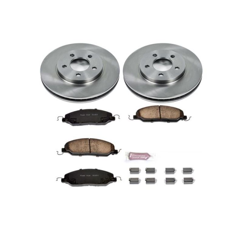 Power Stop 05-10 Ford Mustang Front Autospecialty Brake Kit - KOE1382
