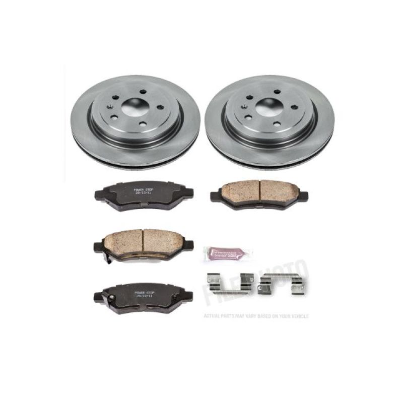 Power Stop 08-14 Cadillac CTS Rear Autospecialty Brake Kit - KOE3072