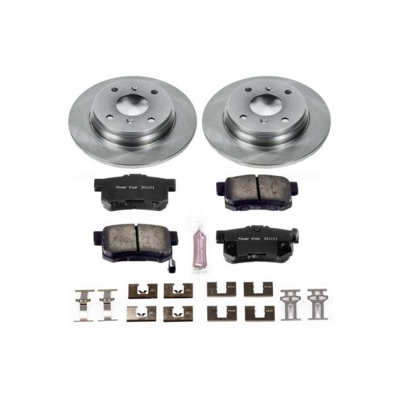 Power Stop 92-96 Honda Prelude Rear Autospecialty Brake Kit - KOE407