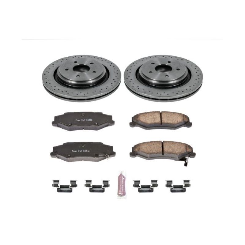 Power Stop 06-09 Cadillac XLR Rear Autospecialty Brake Kit - KOE5159