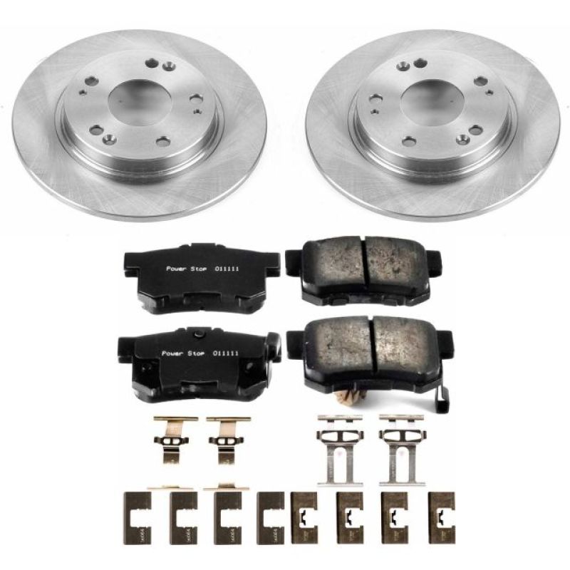 Power Stop 11-15 Honda CR-Z Rear Autospecialty Brake Kit - KOE5860
