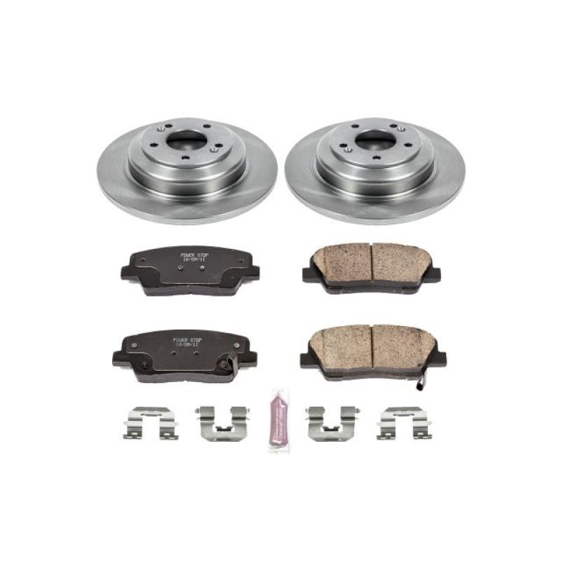 Power Stop 10-16 Hyundai Genesis Coupe Rear Autospecialty Brake Kit - KOE6168