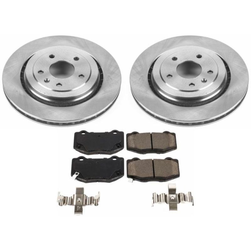 Power Stop 14-19 Chevrolet Corvette Rear Autospecialty Brake Kit - KOE6530