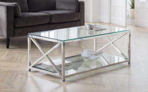 MIAMI COFFEE TABLE - SILVER MIAMI COFFEE TABLE - SILVER