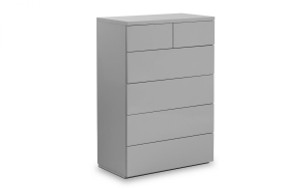 MONACO 4+2 DRW CHEST - GREY GLOSS MONACO 4+2 DRW CHEST - GREY GLOSS