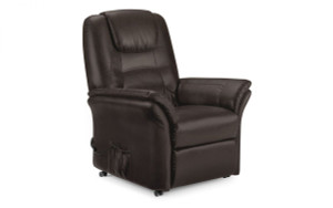RIVA RISE & RECLINE CHAIR BROWN RIVA RISE & RECLINE CHAIR BROWN