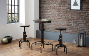 ROCKPORT PIPEWORK BAR TABLE ROCKPORT PIPEWORK BAR TABLE