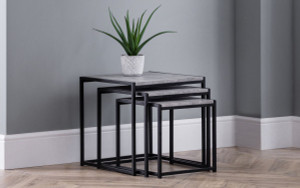 STATEN CONCRETE NEST OF 3 TABLES STATEN CONCRETE NEST OF 3 TABLES