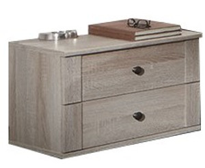Tesoro oak 2 Drawer Bedside chest Tesoro oak 2 Drawer Bedside chest