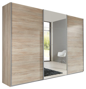 Tesoro Oak 3 Door Sliding Wardrobe Tesoro Oak 3 Door Sliding Wardrobe