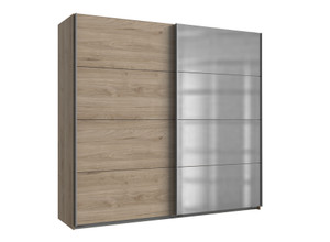 Tesoro Hickory Oak 2 Door Sliding Wardrobe Tesoro Hickory Oak 2 Door Sliding Wardrobe