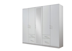 Tesoro 5 Door 4 Drawer White Wardrobe Tesoro 5 Door 4 Drawer White Wardrobe