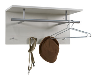 White wall-Mounted Coat Stand White wall-Mounted Coat Stand