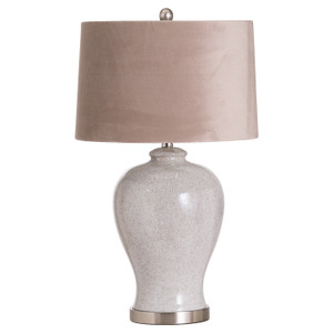 Hadley Ceramic Table Lamp With Natural Shade By Tesoro Direct Hadley Ceramic Table Lamp With Natural Shade By Tesoro Direct