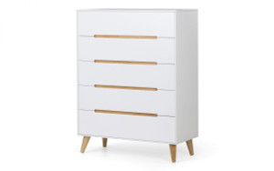 Alicia 5 Drawer Chest White Color Space Cover Cabinets Alicia 5 Drawer Chest White Color Space Cover Cabinets
