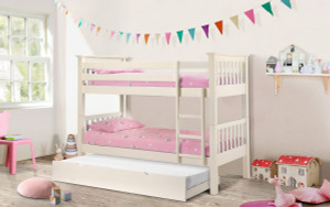 Barcelona Bunk Bed - Stone White Barcelona Bunk Bed - Stone White