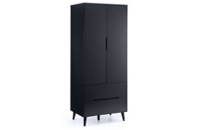 Alicia 2 Door 2 Drawer Combination Wardrobe - Anthracite Alicia 2 Door 2 Drawer Combination Wardrobe - Anthracite