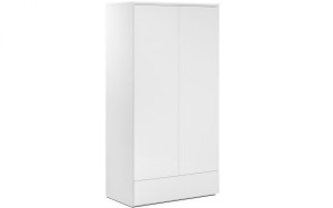 MONACO 2 DOOR 1 DRW WARDROBE - WHITE GLOSS MONACO 2 DOOR 1 DRW WARDROBE - WHITE GLOSS
