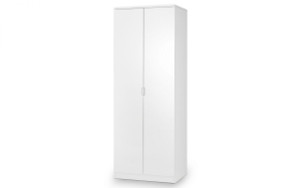 MANHATTAN 2 DOOR WARDROBE - WHITE MANHATTAN 2 DOOR WARDROBE - WHITE