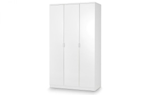 MANHATTAN 3 DOOR WARDROBE - WHITE MANHATTAN 3 DOOR WARDROBE - WHITE